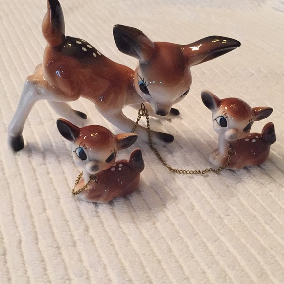 Other - Ceramic Vintage Deer Set